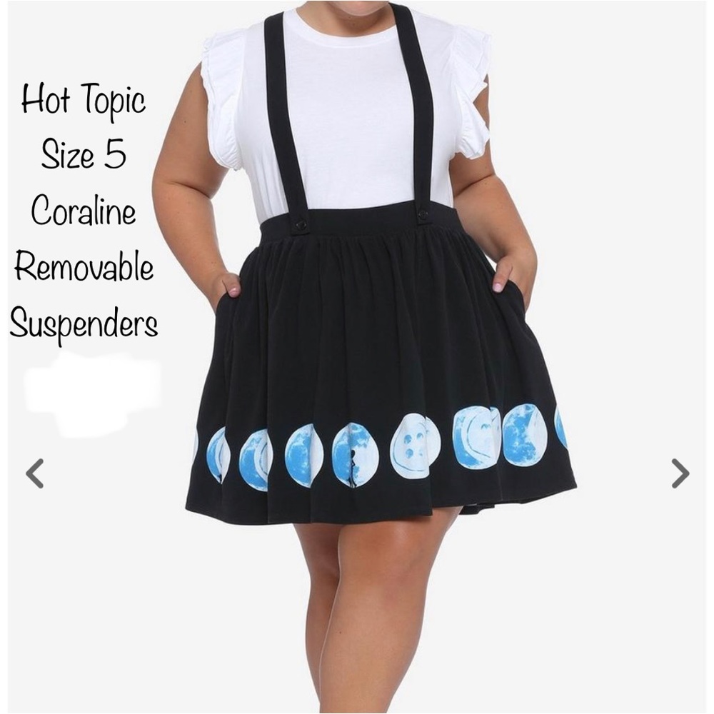 Coraline skirt with suspenders